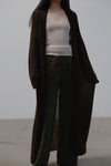 SWAYING/KNIT Seamless Mohair Long Suit SW212SZ71 Brown PS38